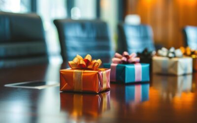 corporate-gifts-displayed-boardroom-table-business-meeting_---corporate gifts oman--stationery suppliers in oman