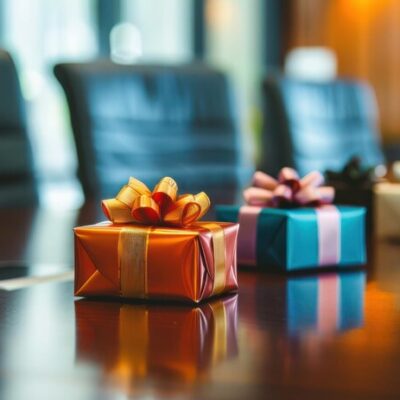 corporate-gifts-displayed-boardroom-table-business-meeting_---corporate gifts oman--stationery suppliers in oman