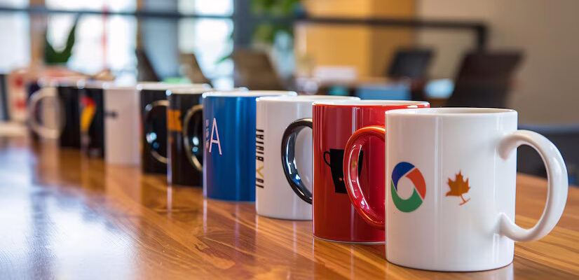 customized corporate gifts with logo - customized mugs