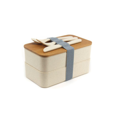 Wheat Straw Double Lunch Box