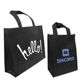 Black Non Woven Bags NW BK