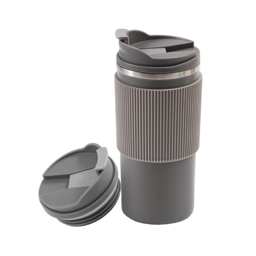 PureFlow Stainless Steel Mug with leakproof lid.