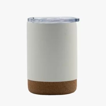eco-friendly Vacuum Insulated Cork Coffee Mug