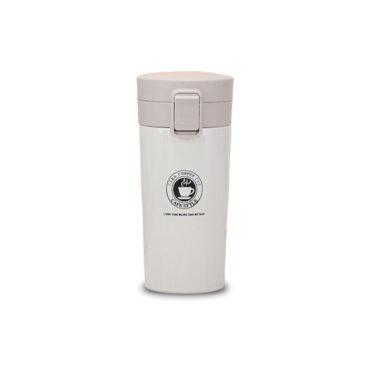 CafeCruiser- DoubleWall Insulated Coffee Mug 350ml - White