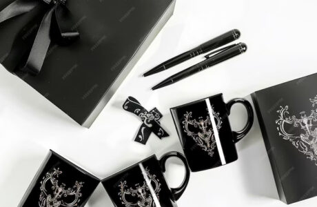 black-cup-with-pens-pencils-it-cup-pens_- luxury corporate gifts-corporate gifts dubai