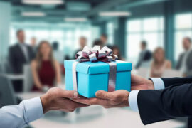 business-event-gift-office-futuristic-business-people-celebrating-group-business_-promotional gifts dubai