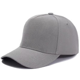 Baseball 5 Panel Brush Cotton (Grey)