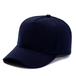 Baseball 5 Panel Brush Cotton (Navy Blue)