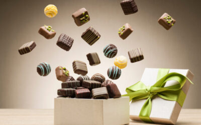 Mix,Of,Chocolates,Jumping,From,Gift,Box