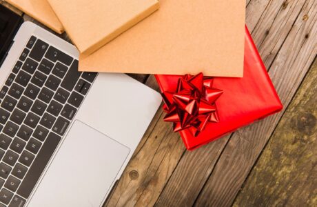 present-boxes-craft-papers-near-laptop_-