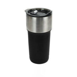 Lymos Double Wall SS Tumblers with Slide-Lock PP Lid 591ml