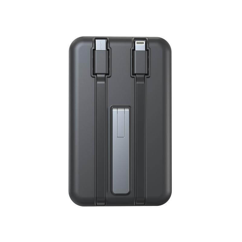 SOLANO - @memorii mAh Mag Wireless Powerbank with Inbuilt Cables ()